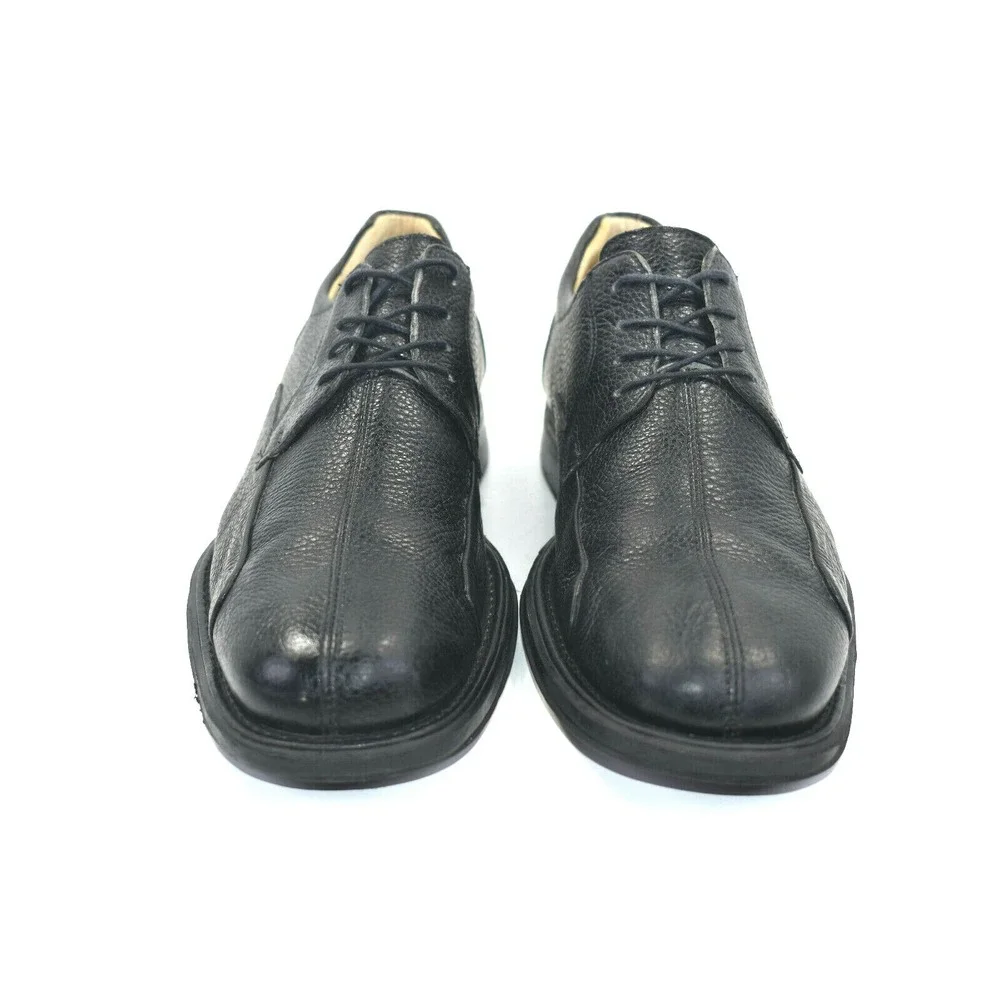 Belvedere Baybridge Men's‎ Black Oxfords Dress Shoes Split Toe Leather Size 11 D
